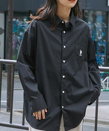 U.S. POLO ASSN. | U.S. POLO ASSN. /ユーエスポロアッスン 別注 ワンポイント刺繍ロゴ オーバーサイズ L/S レギュラーカラーブロード/デニム シャツ(シャツ/ブラウス)