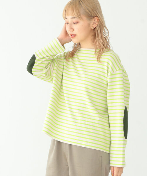 ビームスボーイ　長袖トップス　F エルボーパッチ　レディース BEAMS BOY（ビームスボーイ）の「BEAMS BOY / エルボーパッチ