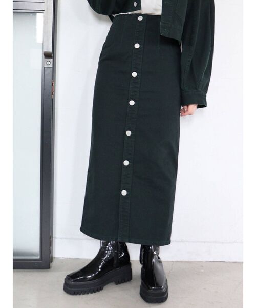 MURUA(ムルーア)の「バックスリットタイトスカート(スカート・レディース・ブラック/グリーン/ブラウン/グレー・1/2)」の14枚目の写真