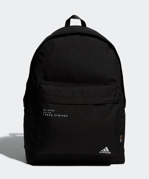 adidas（アディダス）の「フューチャー アイコン バックパック [Future Icons Backpack] アディダス（バックパック/リュック・メンズ・カーキ/ブラック×ホワイト・FREE）」の2枚目の写真