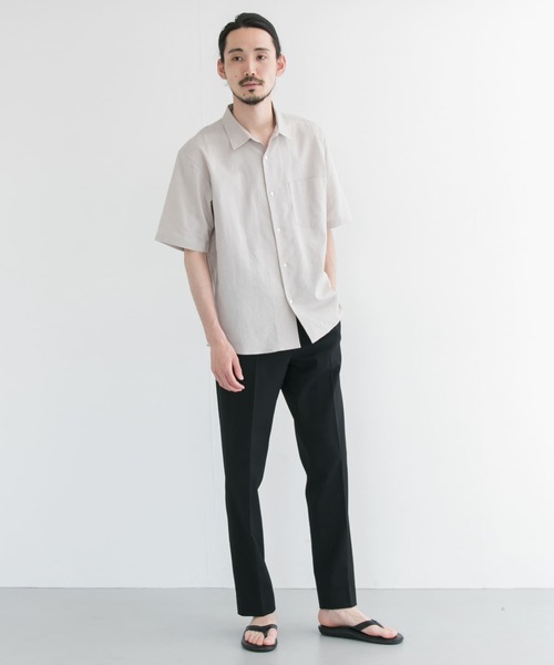 URBAN RESEARCH（アーバンリサーチ）の「ファンクショナル　サマースラックス（その他パンツ・メンズ・ブラウン/グリーン系その他/ブラック・MEDIUM/LARGE）」の6枚目の写真