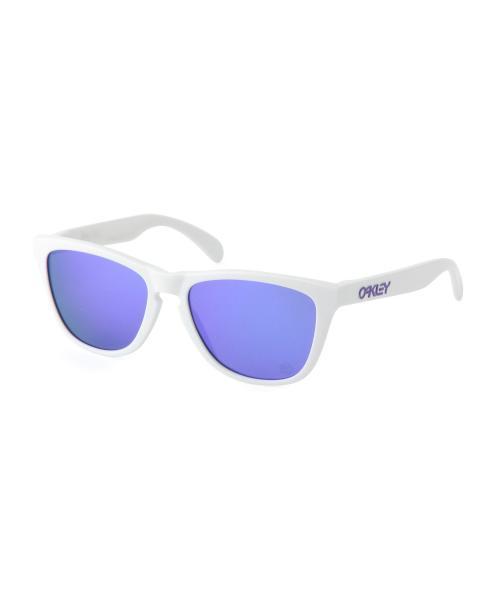 OAKLEY(オークリー)の「OAKLEY / フロッグスキン ヘリテージ リミテッド(サングラス・メンズ・ホワイト/ブルー・ONE SIZE)」の3枚目の写真