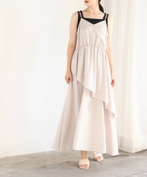 【Web限定】前後2Wayラッフルキャミワンピース