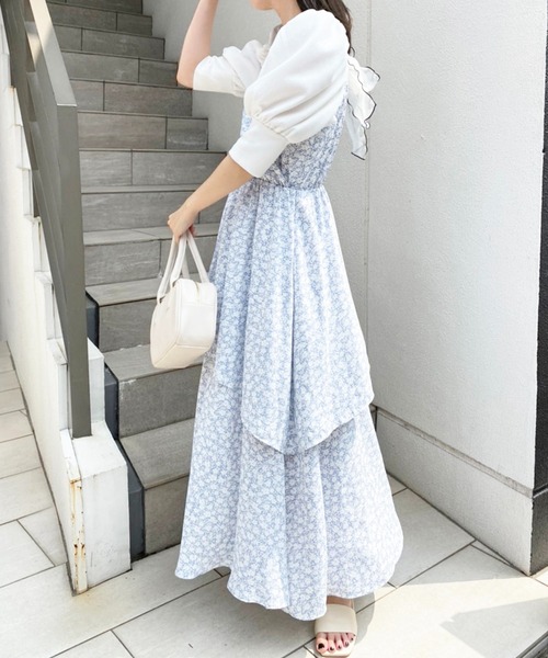 セール】【Web限定】前後2Wayラッフルキャミワンピース（ワンピース