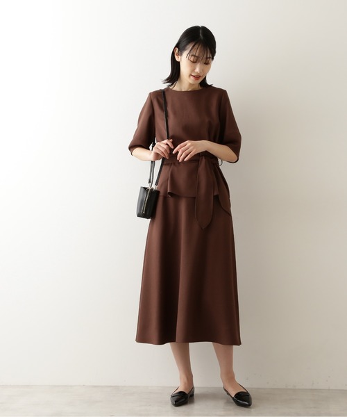 NATURAL BEAUTY BASIC(ナチュラルビューティーベーシック)の「リネンライクブラウス/0171210805(シャツ/ブラウス・レディース・ベージュ/ラベンダー/ブラウン・SMALL/MEDIUM)」の5枚目の写真