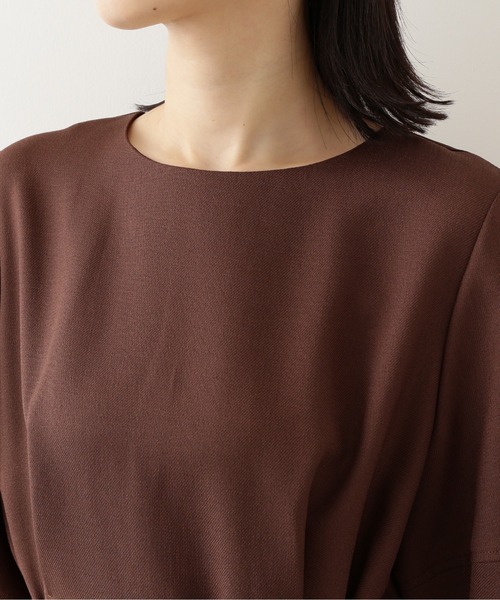 NATURAL BEAUTY BASIC(ナチュラルビューティーベーシック)の「リネンライクブラウス/0171210805(シャツ/ブラウス・レディース・ベージュ/ラベンダー/ブラウン・SMALL/MEDIUM)」の9枚目の写真