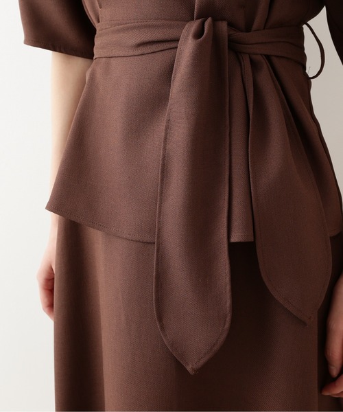 NATURAL BEAUTY BASIC(ナチュラルビューティーベーシック)の「リネンライクブラウス/0171210805(シャツ/ブラウス・レディース・ベージュ/ラベンダー/ブラウン・SMALL/MEDIUM)」の11枚目の写真