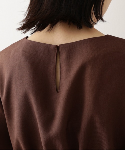 NATURAL BEAUTY BASIC(ナチュラルビューティーベーシック)の「リネンライクブラウス/0171210805(シャツ/ブラウス・レディース・ベージュ/ラベンダー/ブラウン・SMALL/MEDIUM)」の12枚目の写真