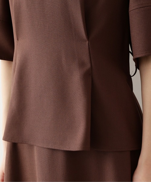 NATURAL BEAUTY BASIC(ナチュラルビューティーベーシック)の「リネンライクブラウス/0171210805(シャツ/ブラウス・レディース・ベージュ/ラベンダー/ブラウン・SMALL/MEDIUM)」の13枚目の写真