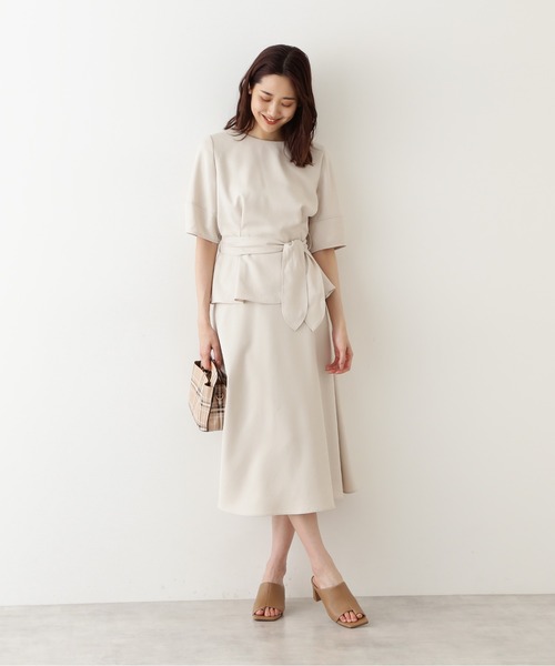 NATURAL BEAUTY BASIC(ナチュラルビューティーベーシック)の「リネンライクブラウス/0171210805(シャツ/ブラウス・レディース・ベージュ/ラベンダー/ブラウン・SMALL/MEDIUM)」の18枚目の写真