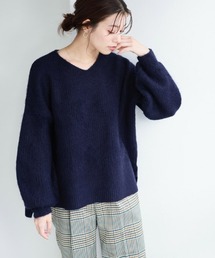 [ZOZO限定カラー]選べるふんわりウォッシャブルボリューム袖ニット