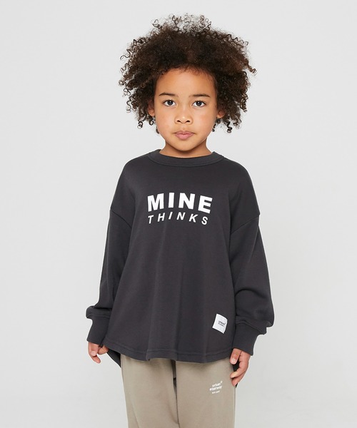 GENERATOR（ジェネレーター）の「GENERATOR　border ラウンドトレーナー/MINEラウンドトレーナー（その他トップス・キッズ・ブラック/ブルー系その他/ブルー系その他3/チャコールグレー/アッシュブラウン/グレイッシュベージュ・S/L/M/XL）」の3枚目の写真