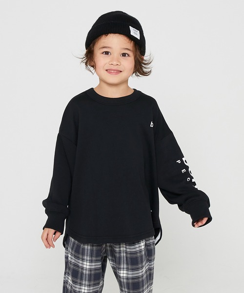 GENERATOR（ジェネレーター）の「GENERATOR　border ラウンドトレーナー/MINEラウンドトレーナー（その他トップス・キッズ・ブラック/ブルー系その他/ブルー系その他3/チャコールグレー/アッシュブラウン/グレイッシュベージュ・S/L/M/XL）」の2枚目の写真