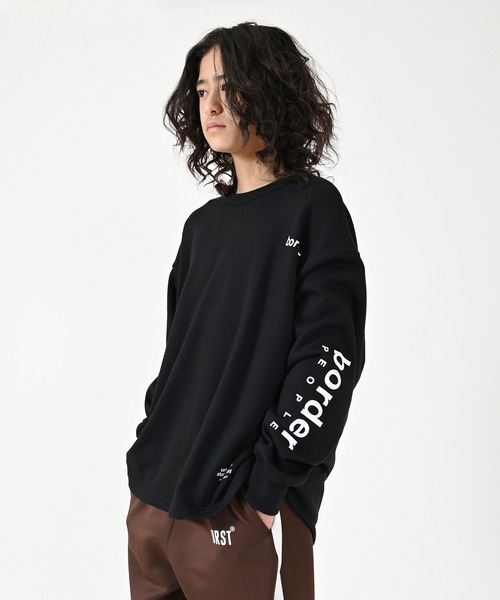 GENERATOR（ジェネレーター）の「GENERATOR　border ラウンドトレーナー/MINEラウンドトレーナー（その他トップス・キッズ・ブラック/ブルー系その他/ブルー系その他3/チャコールグレー/アッシュブラウン/グレイッシュベージュ・S/L/M/XL）」の10枚目の写真