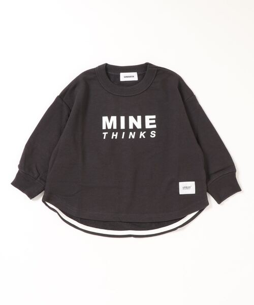 GENERATOR（ジェネレーター）の「GENERATOR　border ラウンドトレーナー/MINEラウンドトレーナー（その他トップス・キッズ・ブラック/ブルー系その他/ブルー系その他3/チャコールグレー/アッシュブラウン/グレイッシュベージュ・S/L/M/XL）」の9枚目の写真