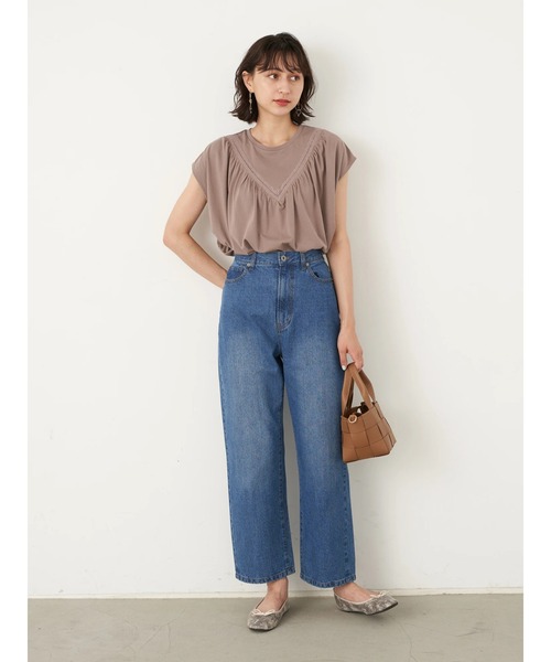 earth music&ecology（アースミュージックアンドエコロジー）の「編み込みスクエアショルダーバッグ ＊（ショルダーバッグ・レディース・ブラック/ピンク/ブラウン/ベージュ・FREE）」の12枚目の写真