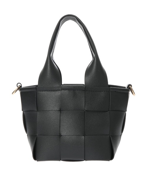 earth music&ecology（アースミュージックアンドエコロジー）の「編み込みスクエアショルダーバッグ ＊（ショルダーバッグ・レディース・ブラック/ピンク/ブラウン/ベージュ・FREE）」の19枚目の写真