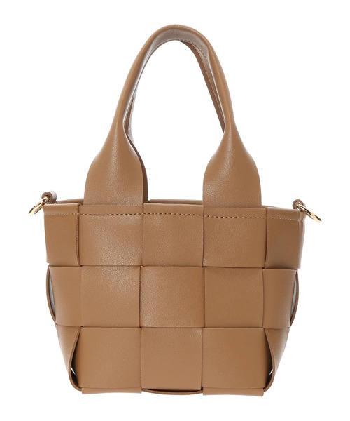 earth music&ecology（アースミュージックアンドエコロジー）の「編み込みスクエアショルダーバッグ ＊（ショルダーバッグ・レディース・ブラック/ピンク/ブラウン/ベージュ・FREE）」の22枚目の写真