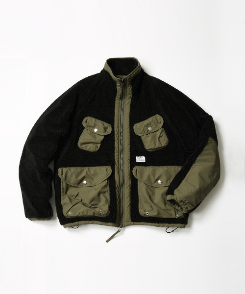 MAGIC NUMBER（マジック ナンバー）の「【MAGIC NUMBER】COMBINATION　BOA JACKET（その他アウター・メンズ・ブラック/ベージュ・MEDIUM/LARGE/X-LARGE）」の16枚目の写真