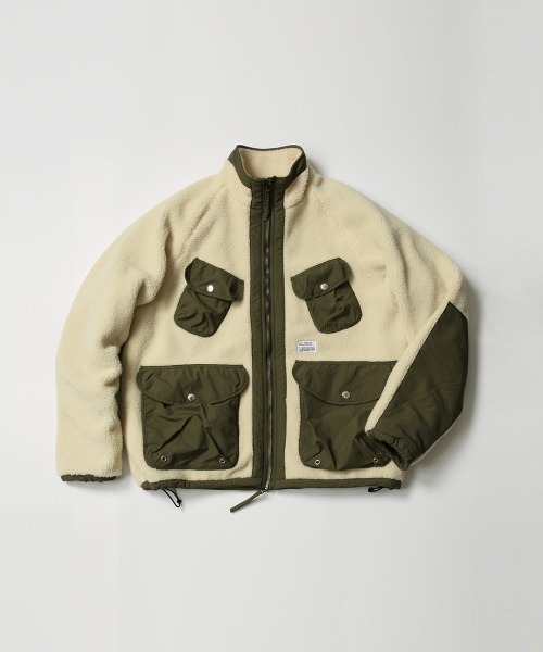 MAGIC NUMBER（マジック ナンバー）の「【MAGIC NUMBER】COMBINATION　BOA JACKET（その他アウター・メンズ・ブラック/ベージュ・MEDIUM/LARGE/X-LARGE）」の15枚目の写真