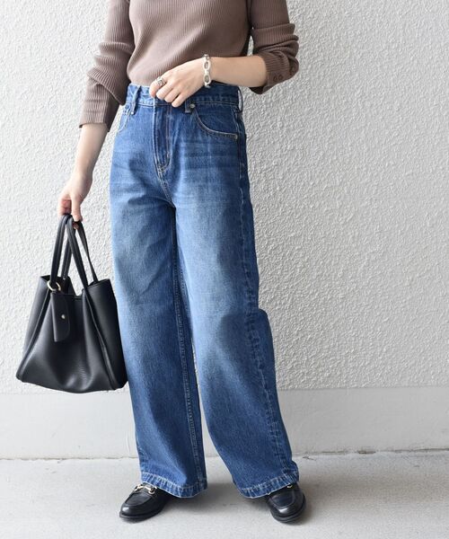SHIPS（シップス）の「【SHIPS別注】BIT BLUE:セミワイドデニム
