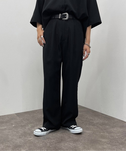 apres jour mignon（アプレジュールミニョン）の「ストレートパンツ【SETUP可能】【ZOZOTOWN限定アイテム】（その他パンツ・レディース・カーキ/ブラック/ベージュ・X-LARGE/SMALL/MEDIUM）」の11枚目の写真