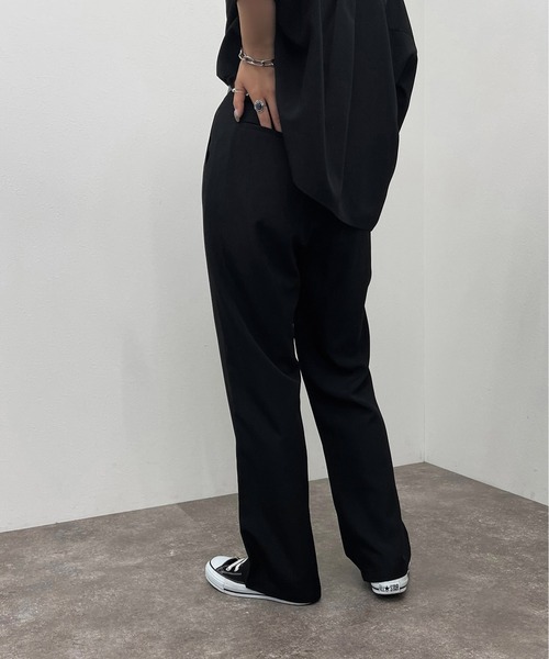 apres jour mignon（アプレジュールミニョン）の「ストレートパンツ【SETUP可能】【ZOZOTOWN限定アイテム】（その他パンツ・レディース・カーキ/ブラック/ベージュ・X-LARGE/SMALL/MEDIUM）」の20枚目の写真