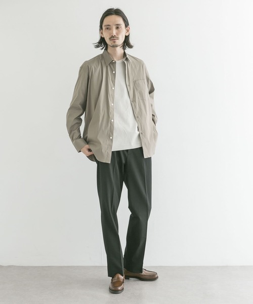 URBAN RESEARCH（アーバンリサーチ）の「Regular Fit Stretch SHIRTS（シャツ/ブラウス・メンズ・ネイビー/ホワイト/ベージュ系その他・LARGE/MEDIUM）」の5枚目の写真