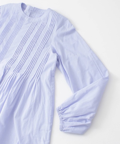 URBAN RESEARCH Sonny Label（アーバンリサーチサニーレーベル）の「ピンタックフレアブラウス（シャツ/ブラウス・レディース・オフホワイト/ブルー系その他/ブラック・FREE）」の21枚目の写真