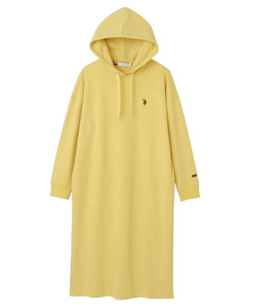 U.S. POLO ASSN.(ユーエスポロアッスン)の「【U.S. POLO ASSN./ユーエス ポロ アッスン】ダンボールパーカーワンピース(ワンピース・レディース・モカ/グレー/ネイビー/イエロー/アイボリー/ブラック・LL/L/M)」の8枚目の写真
