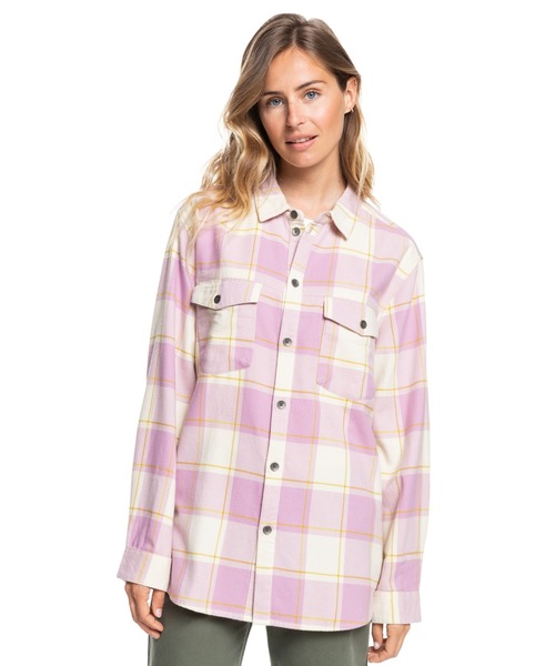 セール Turn It Up Check ロキシーチェックシャツ シャツ ブラウス Roxy ロキシー のファッション通販 Zozotown