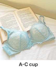 AMPHI（アンフィ）の「BRAGENIC One Day/クラシカルレース ノンワイヤーモールドブラジャー A-Ccup(ブラジェニックワンディ)（ブラジャー）」