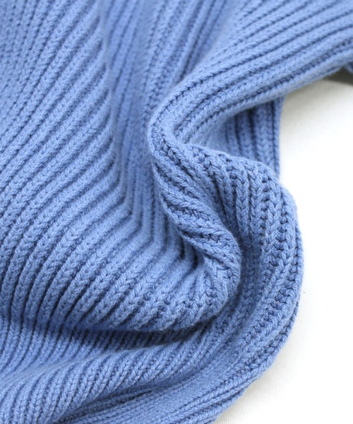 RNA-N（アールエヌエーエヌ）の「K2550 コットン畦ミリタリーカーディガン（カーディガン/ボレロ・レディース・カーキブラウン/サックスブルー/オフホワイト・MEDIUM）」の6枚目の写真