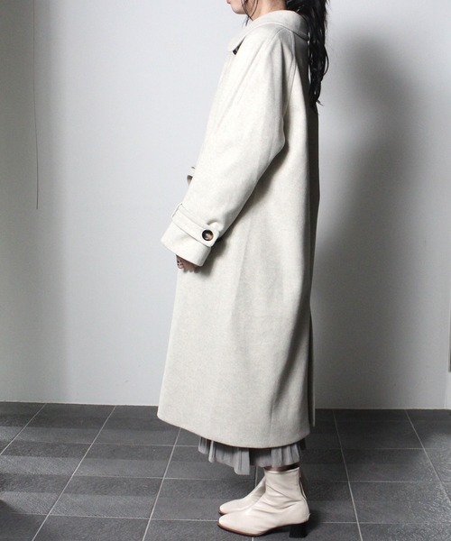 NOMAE（ノーマエ）の「【NOMAE】ステンカラーコート（ステンカラーコート・レディース・ホワイト/ブラック/ライトグリーン/ブラウン系その他・FREE）」の11枚目の写真