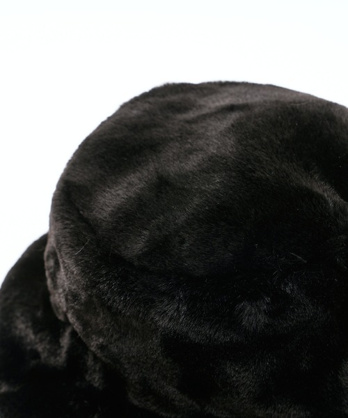 CIAOPANIC（チャオパニック）の「フェイクファーバケットハット（ハット・レディース・ブラック/ダークグレー/クリーム・FREE）」の8枚目の写真