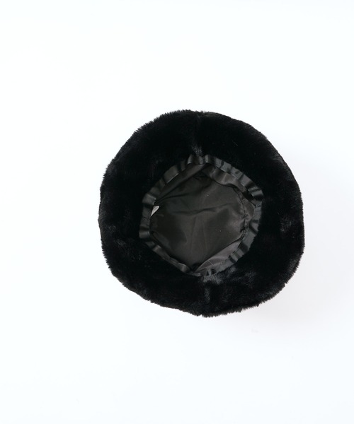 CIAOPANIC（チャオパニック）の「フェイクファーバケットハット（ハット・レディース・ブラック/ダークグレー/クリーム・FREE）」の11枚目の写真