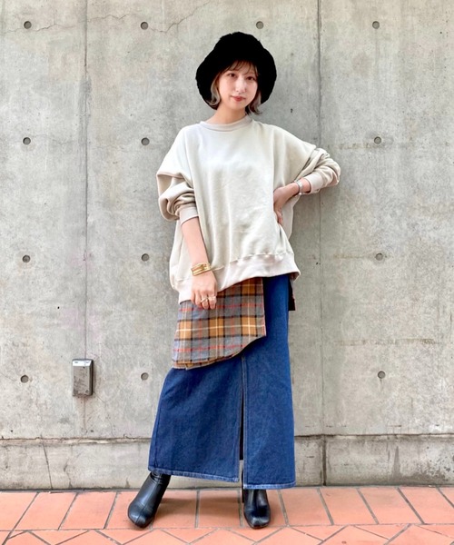 CIAOPANIC（チャオパニック）の「フェイクファーバケットハット（ハット・レディース・ブラック/ダークグレー/クリーム・FREE）」の12枚目の写真