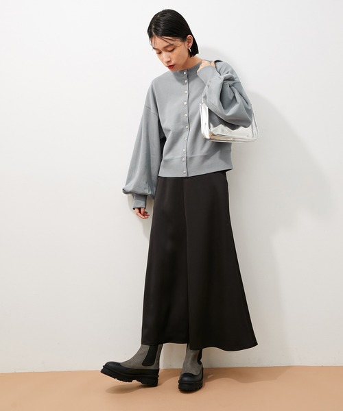 アウトレット店舗・WEB限定】2WAY裏毛カーディガン（カーディガン