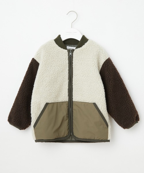 CIAOPANIC TYPY（チャオパニックティピー）の「【KIDS】ミリタリーボアMA1（MA-1・キッズ・カーキ/ブラウン・LARGE/X-LARGE/XX-LARGE/MEDIUM/SMALL）」の4枚目の写真