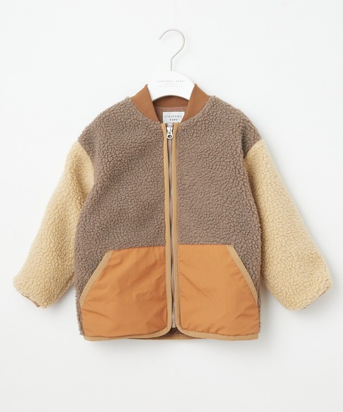 CIAOPANIC TYPY（チャオパニックティピー）の「【KIDS】ミリタリーボアMA1（MA-1・キッズ・カーキ/ブラウン・LARGE/X-LARGE/XX-LARGE/MEDIUM/SMALL）」の5枚目の写真