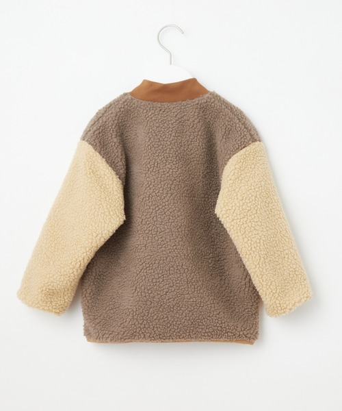 CIAOPANIC TYPY（チャオパニックティピー）の「【KIDS】ミリタリーボアMA1（MA-1・キッズ・カーキ/ブラウン・LARGE/X-LARGE/XX-LARGE/MEDIUM/SMALL）」の6枚目の写真