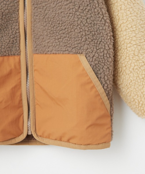 CIAOPANIC TYPY（チャオパニックティピー）の「【KIDS】ミリタリーボアMA1（MA-1・キッズ・カーキ/ブラウン・LARGE/X-LARGE/XX-LARGE/MEDIUM/SMALL）」の8枚目の写真