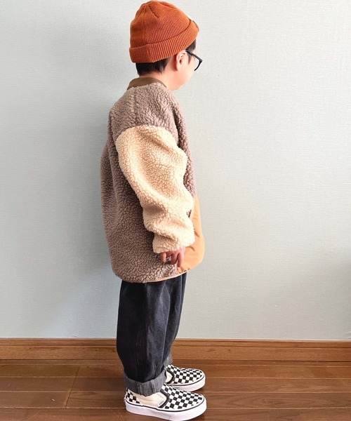 CIAOPANIC TYPY（チャオパニックティピー）の「【KIDS】ミリタリーボアMA1（MA-1・キッズ・カーキ/ブラウン・LARGE/X-LARGE/XX-LARGE/MEDIUM/SMALL）」の15枚目の写真