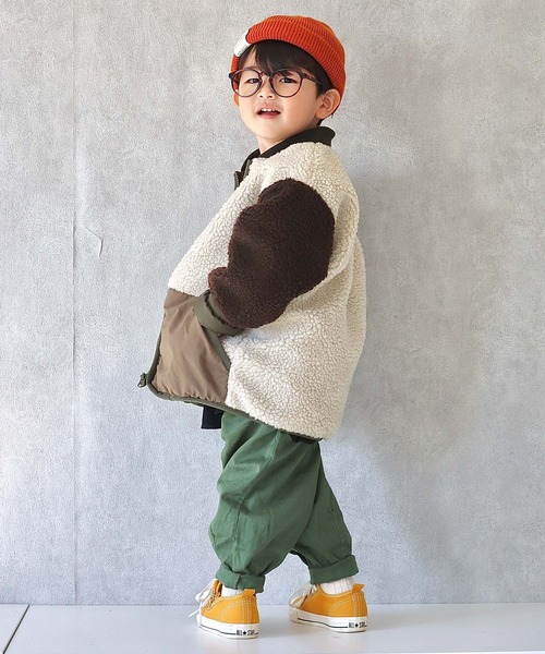 CIAOPANIC TYPY（チャオパニックティピー）の「【KIDS】ミリタリーボアMA1（MA-1・キッズ・カーキ/ブラウン・LARGE/X-LARGE/XX-LARGE/MEDIUM/SMALL）」の19枚目の写真