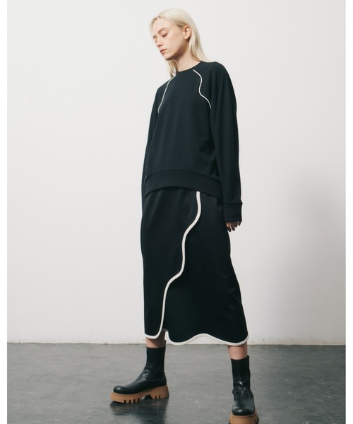 LE CIEL BLEU⭐Organic Line Skirt⭐ルシェルブルー LE CIEL BLEU（ルシェルブルー）の「Organic Line Skirt