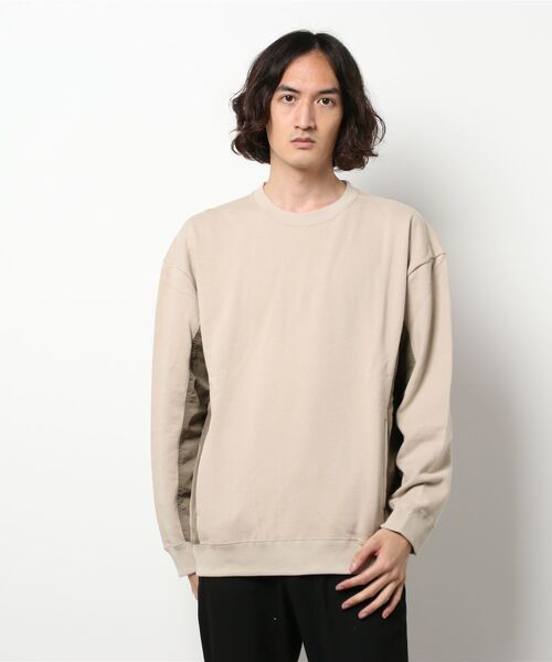 COTORICA（コトリカ）の「SIDE SWITCHING PULLOVER（Tシャツ/カットソー・メンズ・ブラック/ベージュ/グレー・MEDIUM/LARGE）」の3枚目の写真