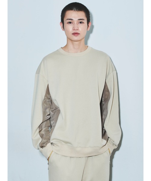 COTORICA（コトリカ）の「SIDE SWITCHING PULLOVER（Tシャツ/カットソー・メンズ・ブラック/ベージュ/グレー・MEDIUM/LARGE）」の5枚目の写真