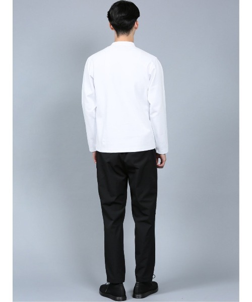 renoma HOMME（レノマオム）の「レノマ オム/renoma HOMME ストレッチ モックネック長袖Tシャツ（Tシャツ/カットソー・メンズ・ホワイト/ブラック・LARGE/X-LARGE/MEDIUM）」の9枚目の写真
