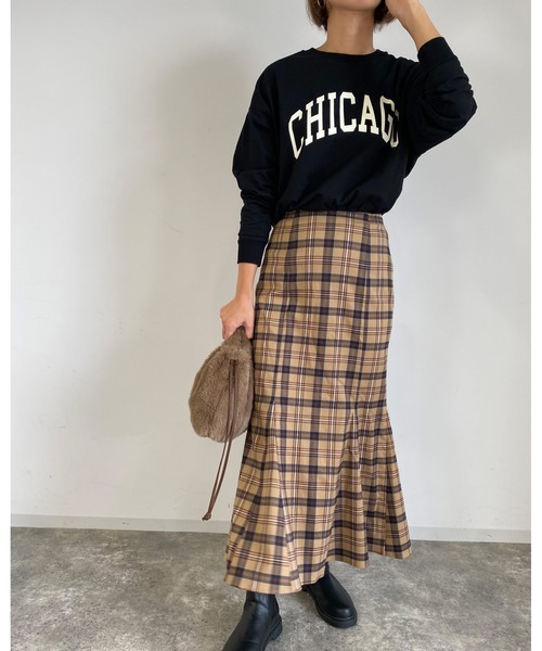 MLI'A（エムリア）の「チェック柄／マーメイド／スカート（スカート・レディース・ベージュ系4/ブラウン系その他2/ネイビー系2・FREE）」の17枚目の写真