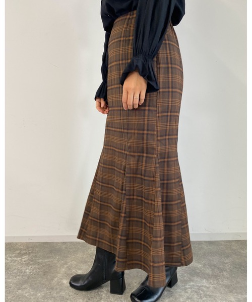 セール】チェック柄／マーメイド／スカート（スカート）｜MLI'A